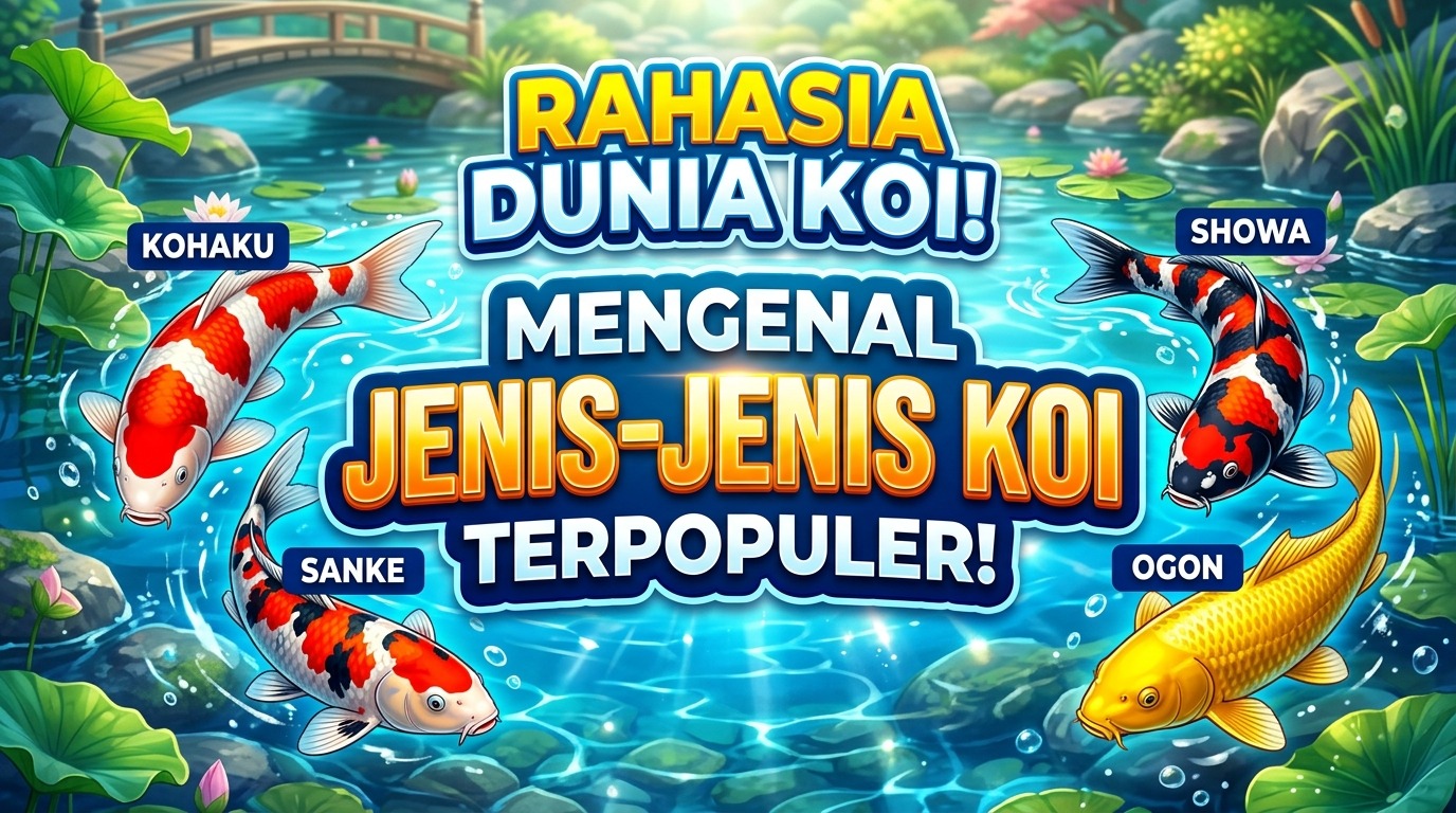 Rahasia Dunia Koi Mengenal Jenis-Jenis Koi Terpopuler untuk Pemula